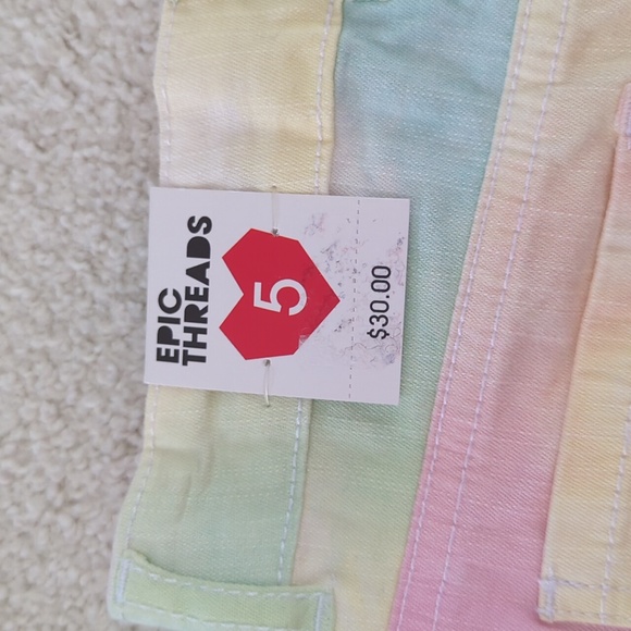 Pastel Tie Dye shorts - Picture 5 of 10